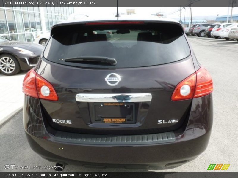 Black Amethyst / Black 2013 Nissan Rogue SV AWD