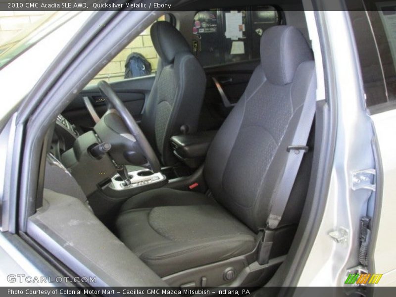 Quicksilver Metallic / Ebony 2010 GMC Acadia SLE AWD