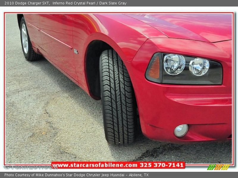 Inferno Red Crystal Pearl / Dark Slate Gray 2010 Dodge Charger SXT