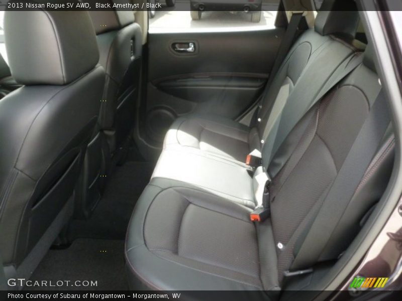 Black Amethyst / Black 2013 Nissan Rogue SV AWD