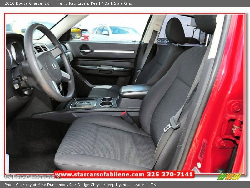 Inferno Red Crystal Pearl / Dark Slate Gray 2010 Dodge Charger SXT