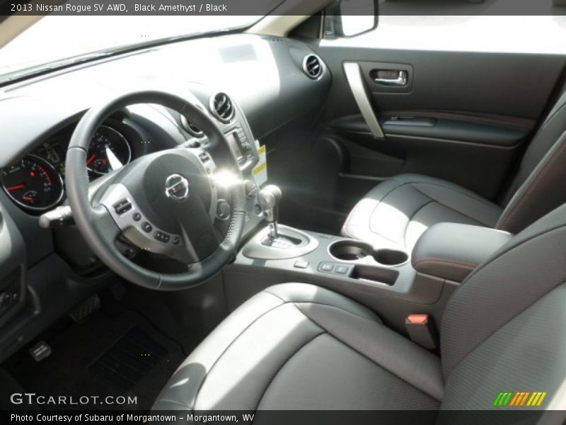 Black Amethyst / Black 2013 Nissan Rogue SV AWD