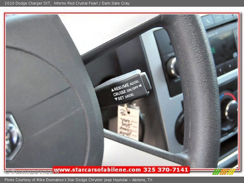 Inferno Red Crystal Pearl / Dark Slate Gray 2010 Dodge Charger SXT
