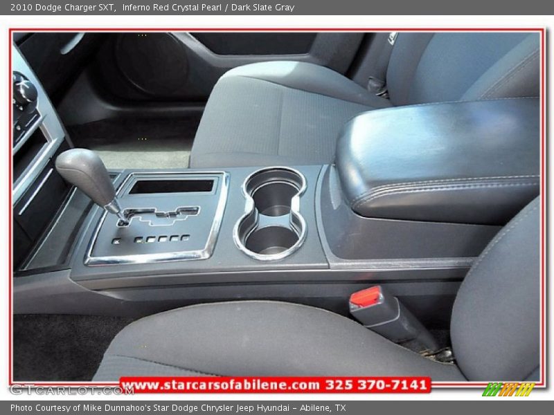 Inferno Red Crystal Pearl / Dark Slate Gray 2010 Dodge Charger SXT
