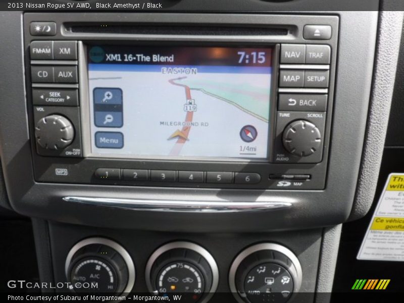 Black Amethyst / Black 2013 Nissan Rogue SV AWD