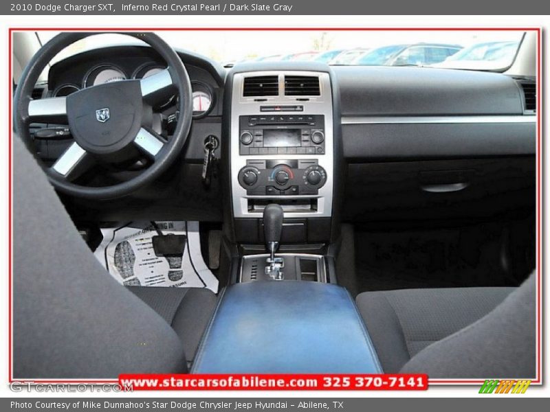 Inferno Red Crystal Pearl / Dark Slate Gray 2010 Dodge Charger SXT