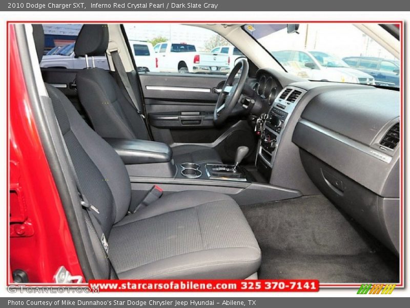 Inferno Red Crystal Pearl / Dark Slate Gray 2010 Dodge Charger SXT