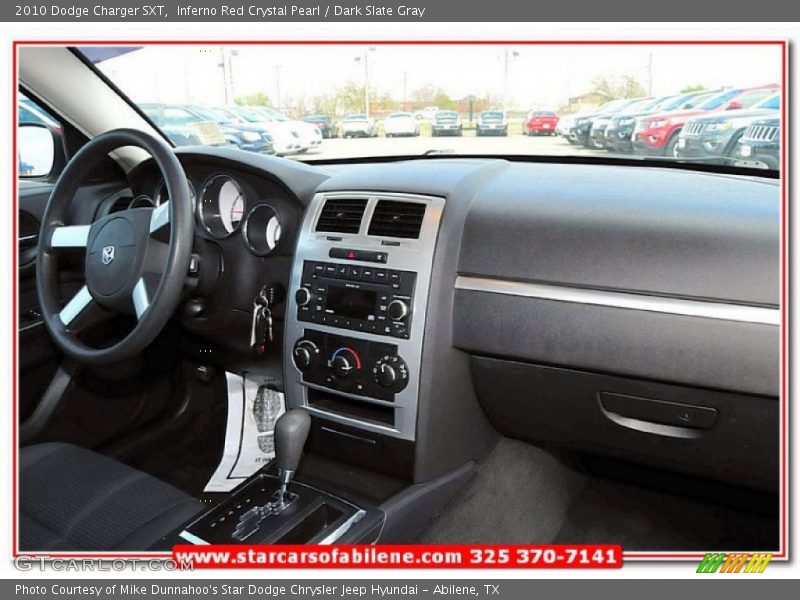 Inferno Red Crystal Pearl / Dark Slate Gray 2010 Dodge Charger SXT