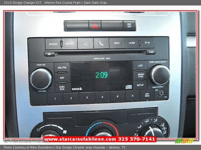 Inferno Red Crystal Pearl / Dark Slate Gray 2010 Dodge Charger SXT
