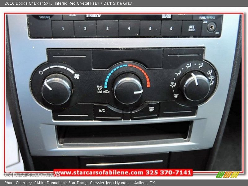 Inferno Red Crystal Pearl / Dark Slate Gray 2010 Dodge Charger SXT