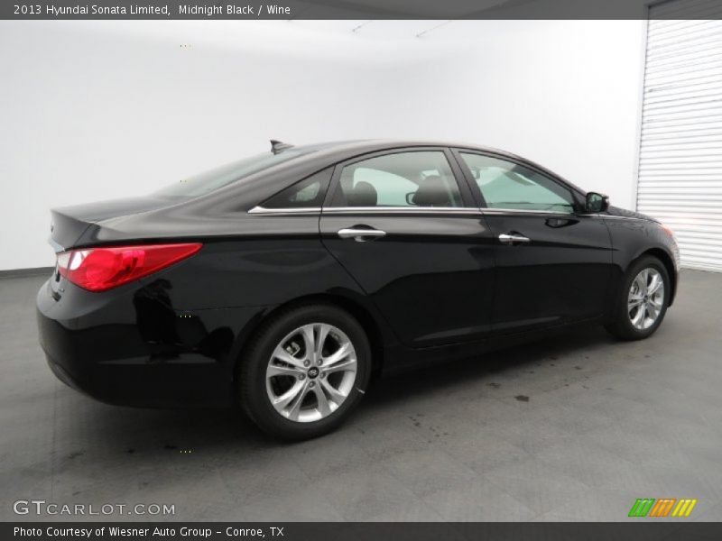 Midnight Black / Wine 2013 Hyundai Sonata Limited