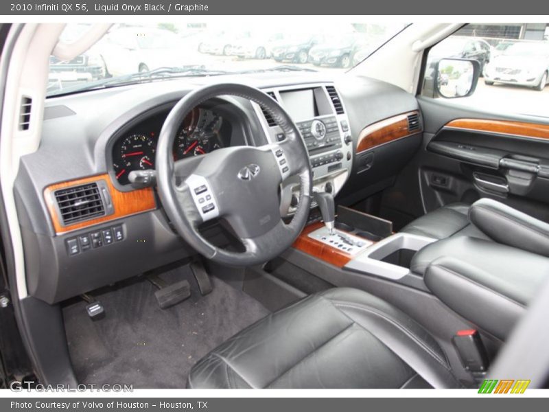Liquid Onyx Black / Graphite 2010 Infiniti QX 56
