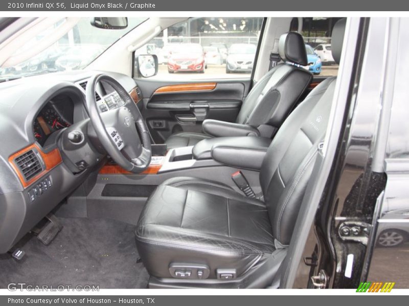 Liquid Onyx Black / Graphite 2010 Infiniti QX 56