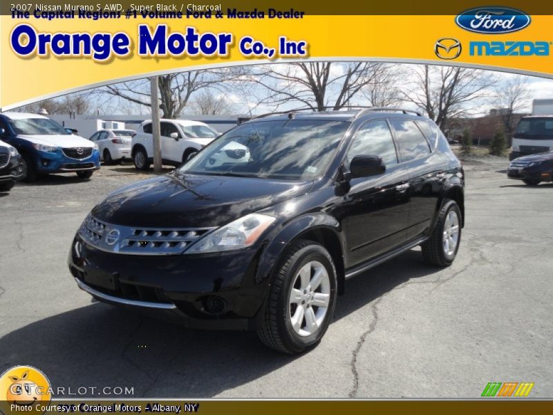 Super Black / Charcoal 2007 Nissan Murano S AWD