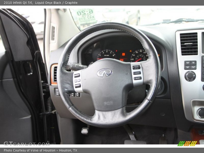 Liquid Onyx Black / Graphite 2010 Infiniti QX 56