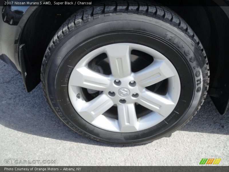 Super Black / Charcoal 2007 Nissan Murano S AWD