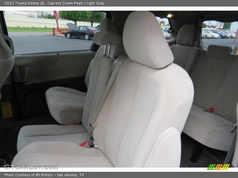 Cypress Green Pearl / Light Gray 2011 Toyota Sienna LE