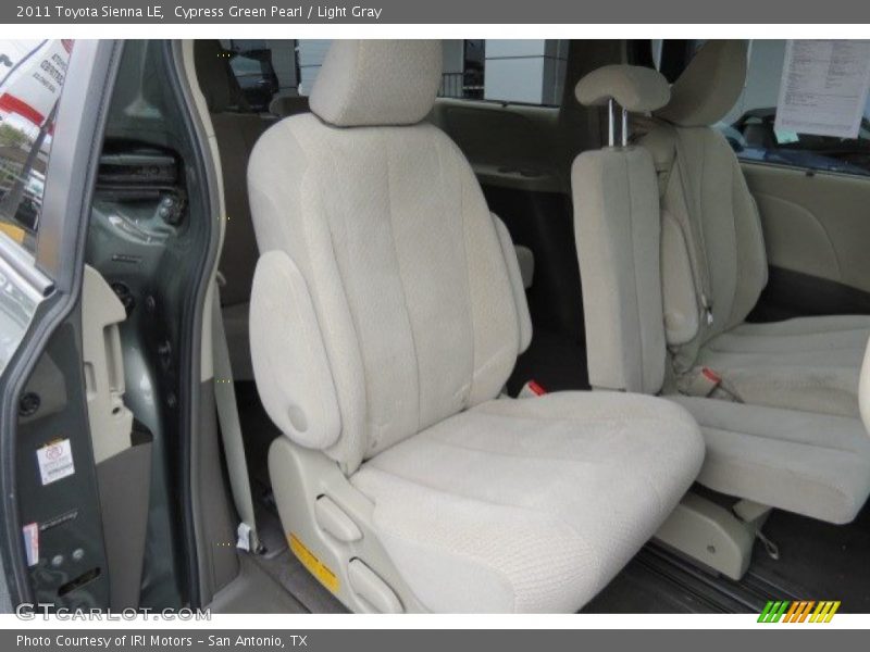 Cypress Green Pearl / Light Gray 2011 Toyota Sienna LE