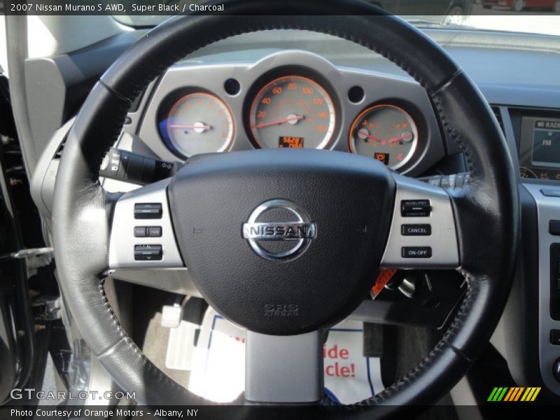 Super Black / Charcoal 2007 Nissan Murano S AWD