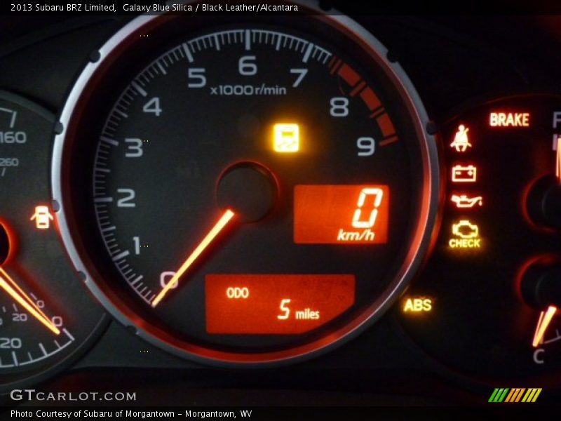 Galaxy Blue Silica / Black Leather/Alcantara 2013 Subaru BRZ Limited