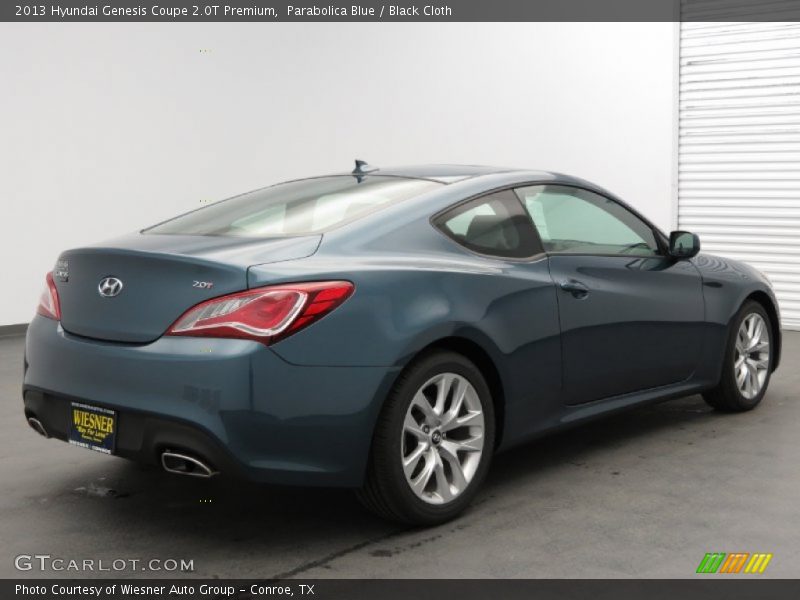 Parabolica Blue / Black Cloth 2013 Hyundai Genesis Coupe 2.0T Premium
