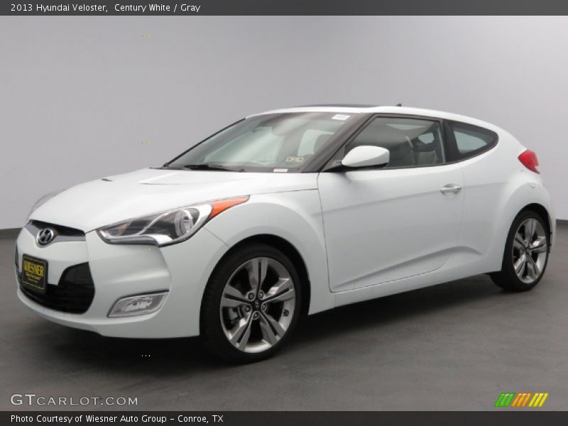 Century White / Gray 2013 Hyundai Veloster