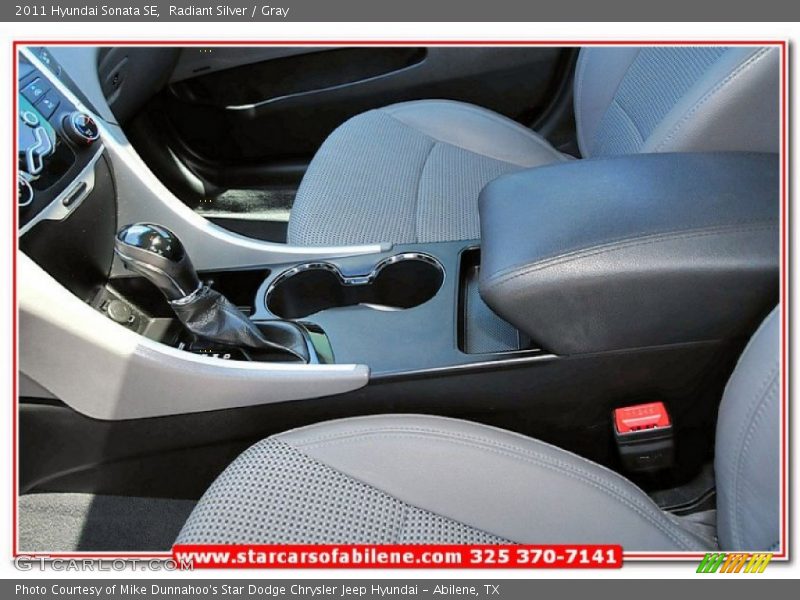 Radiant Silver / Gray 2011 Hyundai Sonata SE