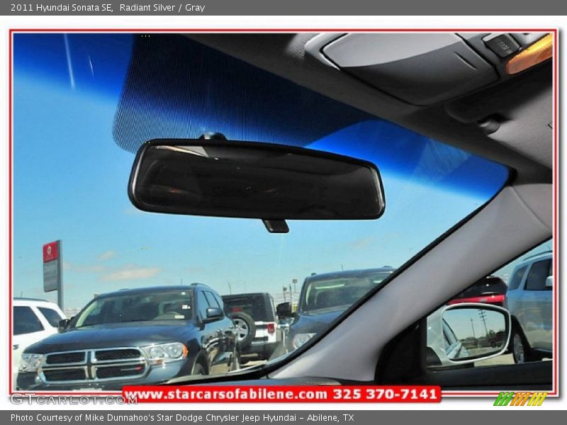 Radiant Silver / Gray 2011 Hyundai Sonata SE