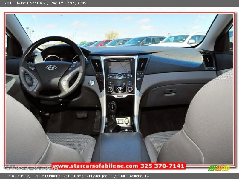 Radiant Silver / Gray 2011 Hyundai Sonata SE