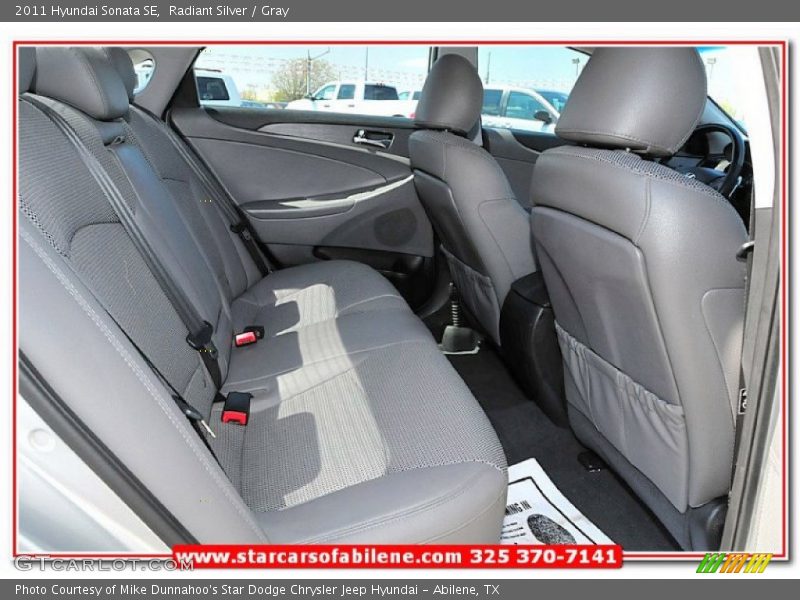 Radiant Silver / Gray 2011 Hyundai Sonata SE