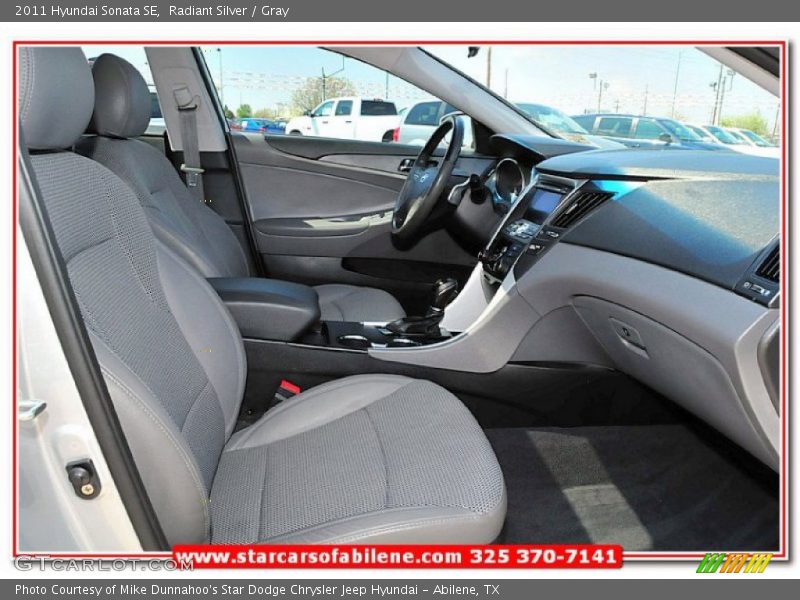 Radiant Silver / Gray 2011 Hyundai Sonata SE