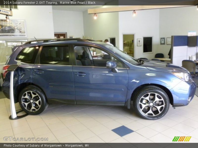Marine Blue Pearl / Black 2014 Subaru Forester 2.0XT Touring