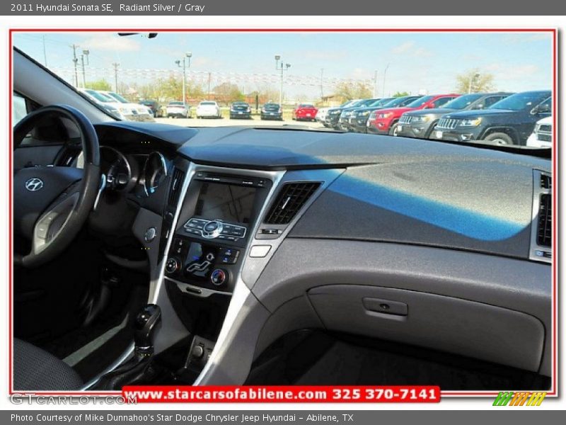 Radiant Silver / Gray 2011 Hyundai Sonata SE