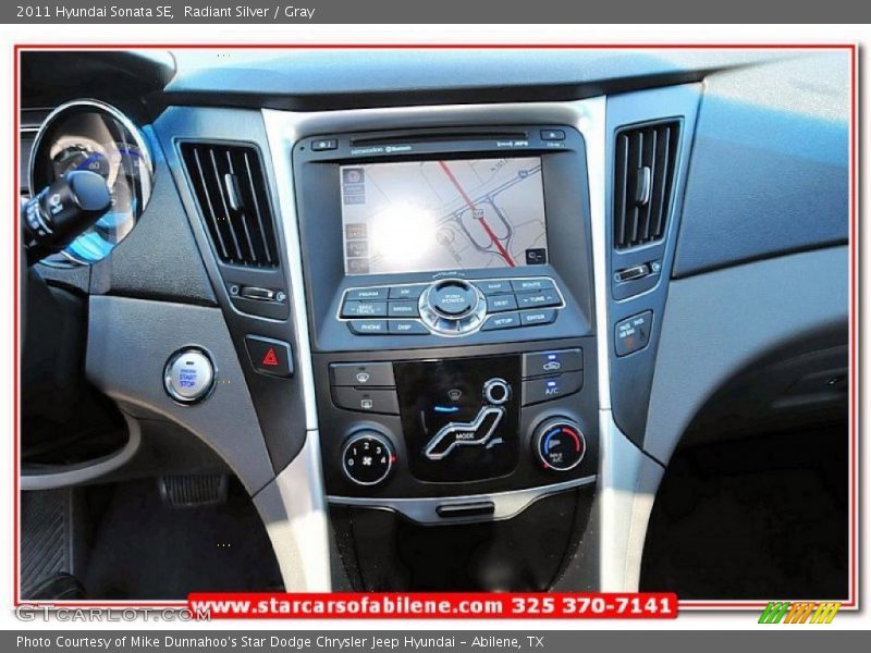 Radiant Silver / Gray 2011 Hyundai Sonata SE