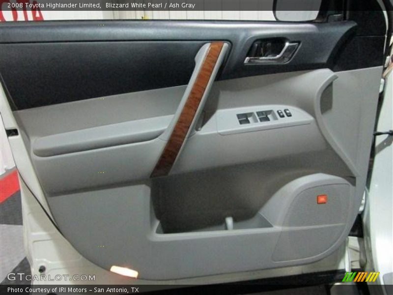 Blizzard White Pearl / Ash Gray 2008 Toyota Highlander Limited