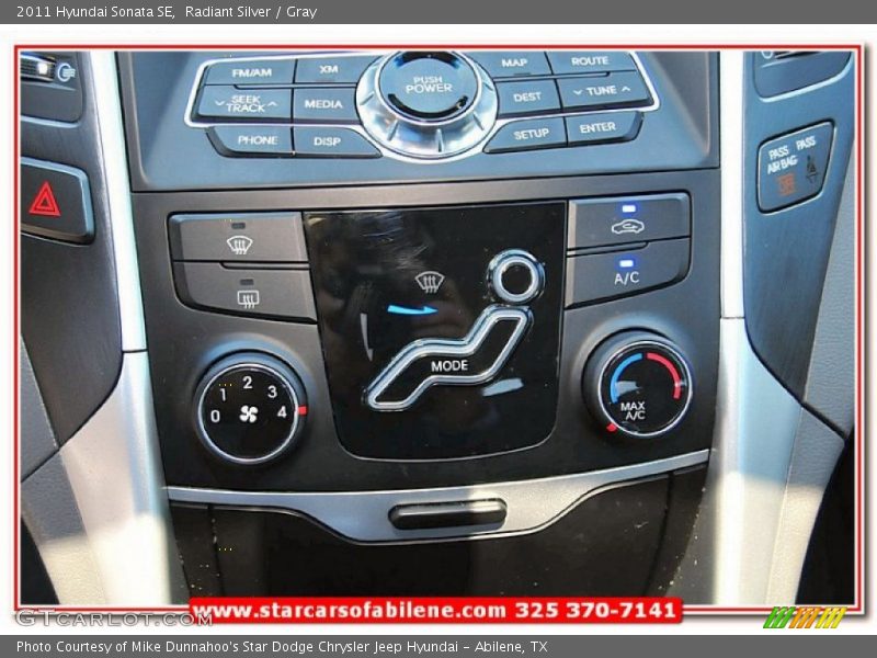 Radiant Silver / Gray 2011 Hyundai Sonata SE