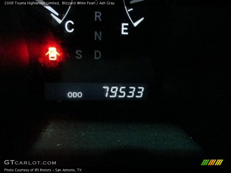 Blizzard White Pearl / Ash Gray 2008 Toyota Highlander Limited
