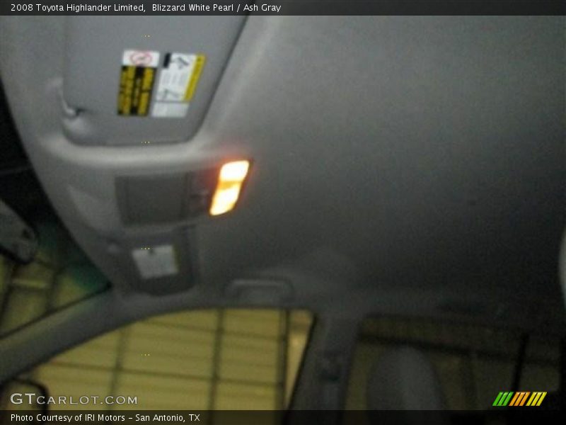 Blizzard White Pearl / Ash Gray 2008 Toyota Highlander Limited