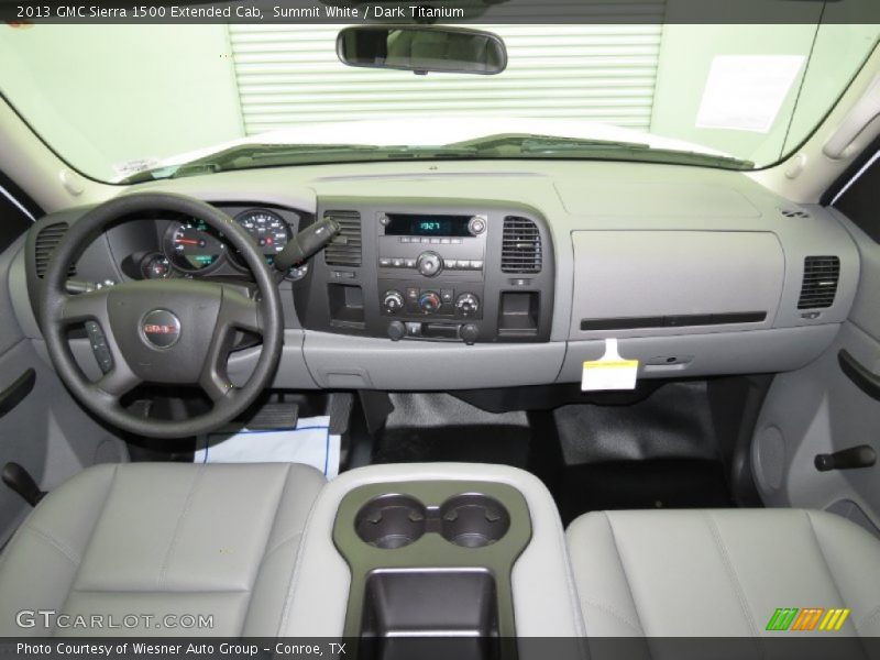 Summit White / Dark Titanium 2013 GMC Sierra 1500 Extended Cab