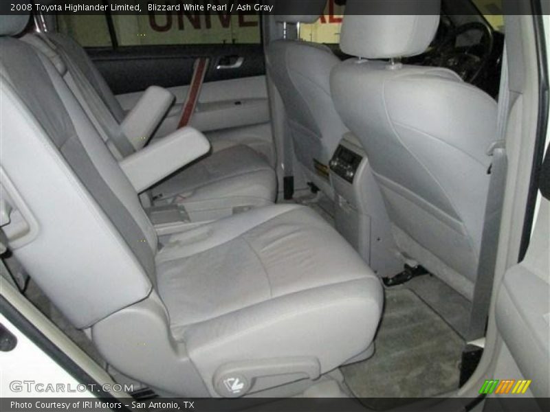 Blizzard White Pearl / Ash Gray 2008 Toyota Highlander Limited