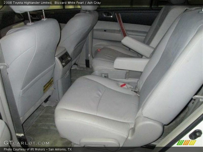 Blizzard White Pearl / Ash Gray 2008 Toyota Highlander Limited