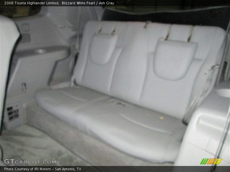 Blizzard White Pearl / Ash Gray 2008 Toyota Highlander Limited