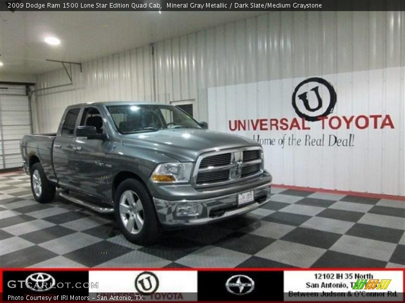 Mineral Gray Metallic / Dark Slate/Medium Graystone 2009 Dodge Ram 1500 Lone Star Edition Quad Cab