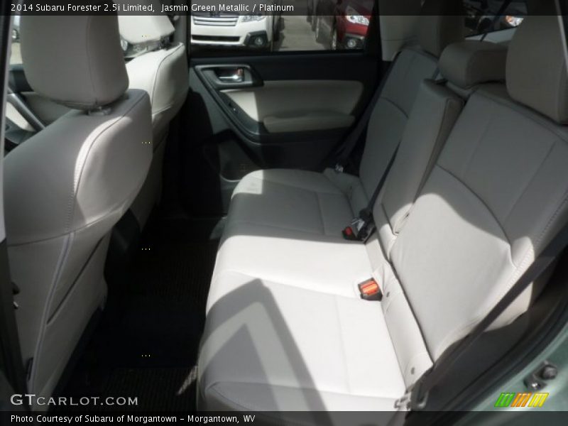 Jasmin Green Metallic / Platinum 2014 Subaru Forester 2.5i Limited