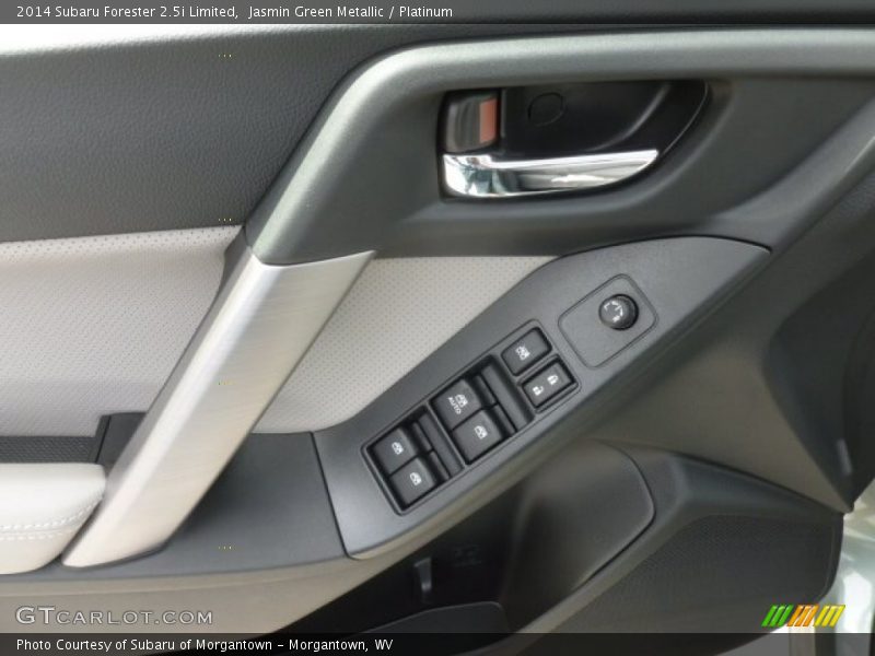 Jasmin Green Metallic / Platinum 2014 Subaru Forester 2.5i Limited
