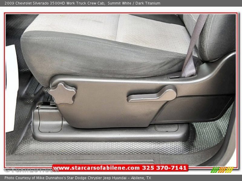Summit White / Dark Titanium 2009 Chevrolet Silverado 3500HD Work Truck Crew Cab