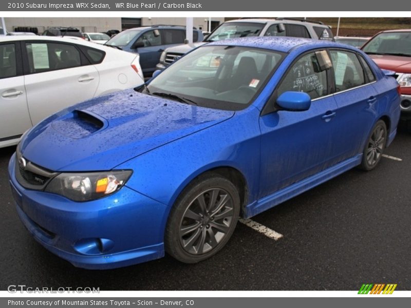 Front 3/4 View of 2010 Impreza WRX Sedan