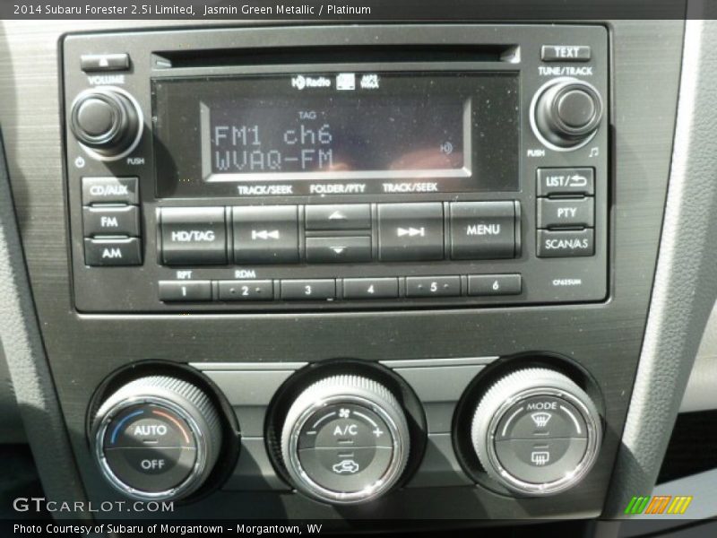 Controls of 2014 Forester 2.5i Limited