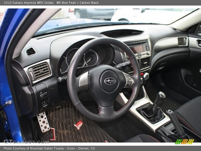 Dashboard of 2010 Impreza WRX Sedan
