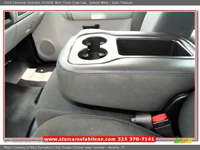 Summit White / Dark Titanium 2009 Chevrolet Silverado 3500HD Work Truck Crew Cab